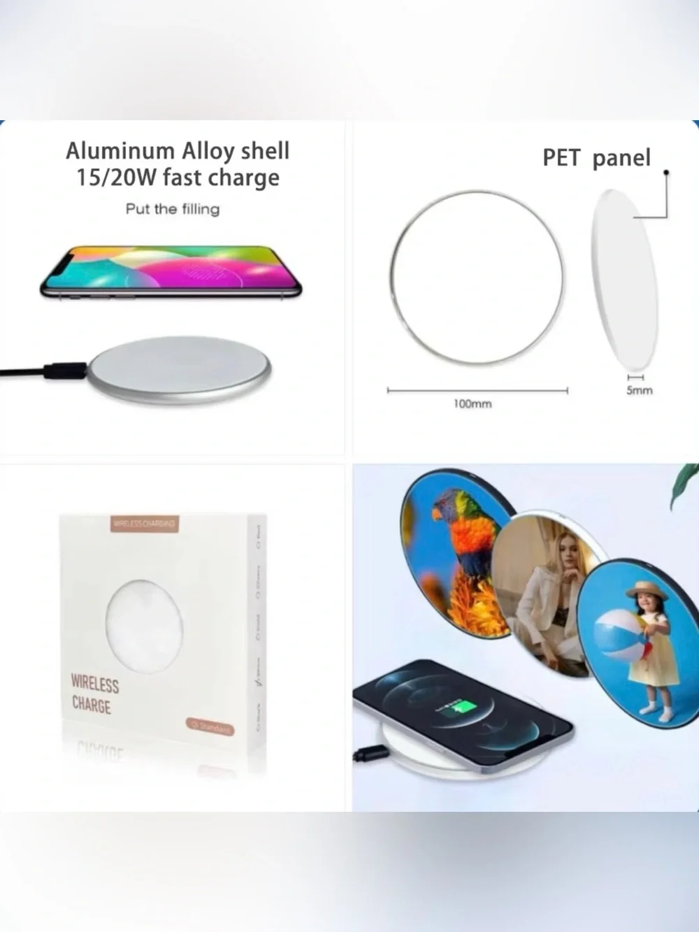 HANDMADE FASHION Mag Safe Wireless Phone Charger